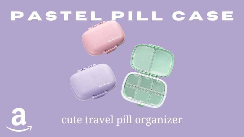cute pastel pill case amazon cheap